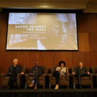 Backs Against the Wall Panel Addressing the audience (2019)