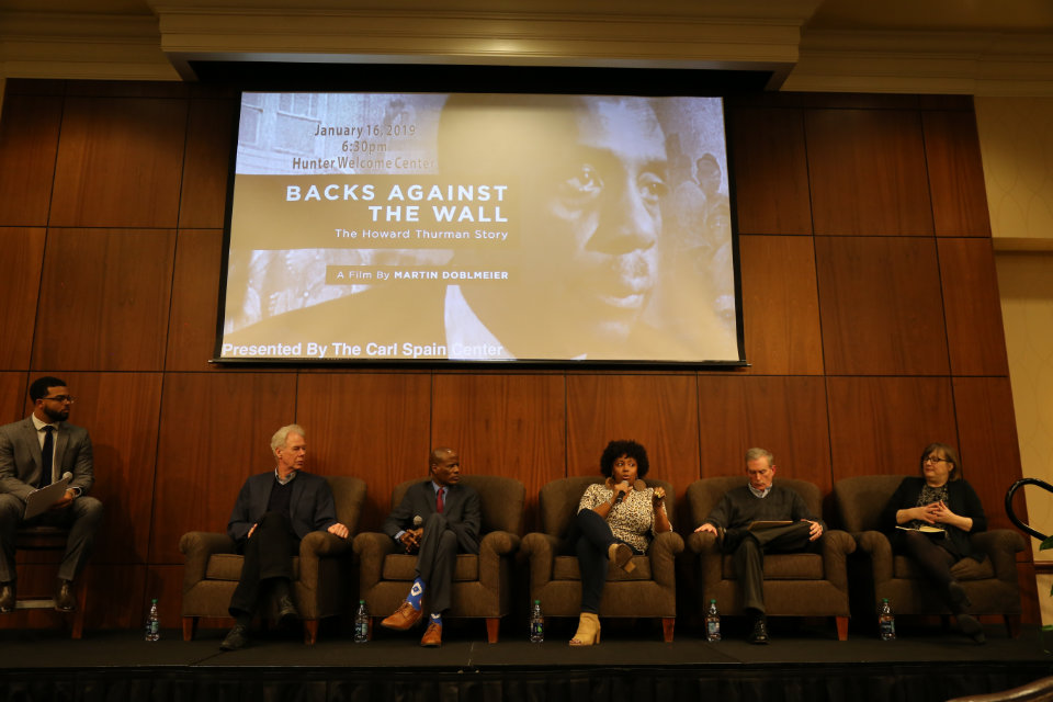 Backs Against the Wall Panel Addressing the audience (2019)